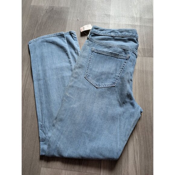 Eddie Bauer Womens Boyfriend Midrise Light Blue Denim Jeans Size 8 - Picture 1 of 4
